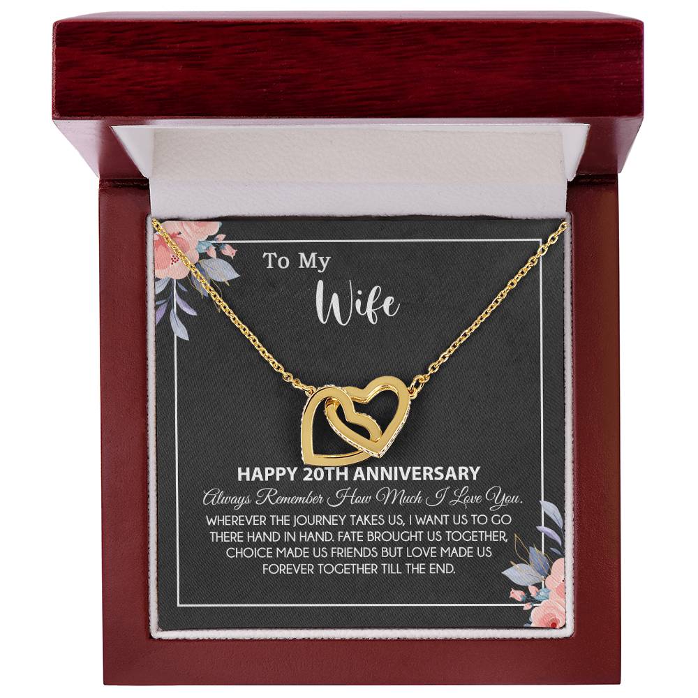 20th Anniversary Gift For Wife Necklace, 20 Year Anniversary, 20th Wedding Gift