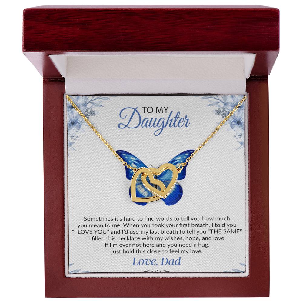 To My Daughter Necklace, Gift For Daughter From Dad, Daughter Father Necklace 1_12