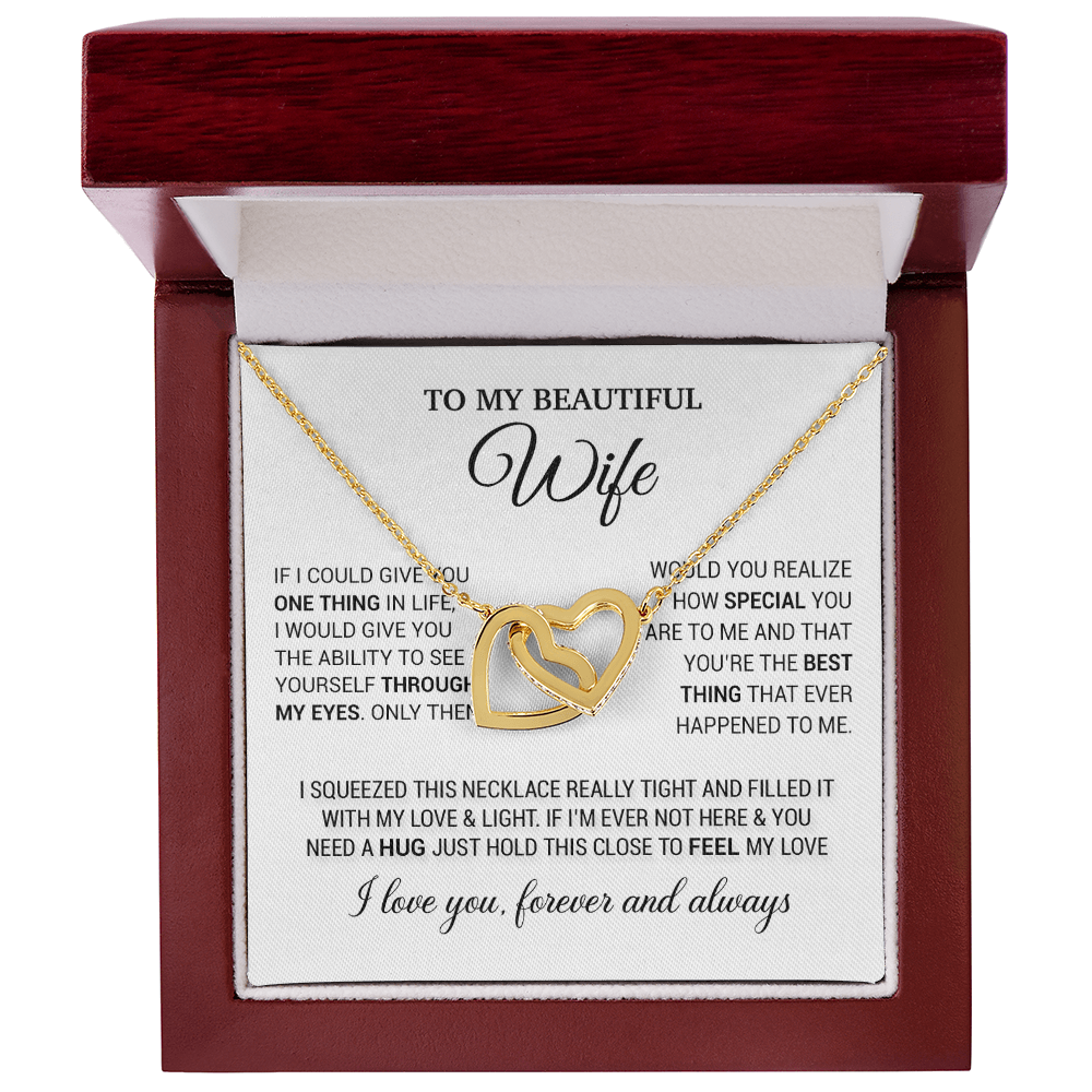 To My Wife Necklace, Necklace For Wife From Husband, Birthday Gifts