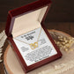 To My Beautiful Wife Necklace, Gift From Husband, Anniversary Gifts For Wife