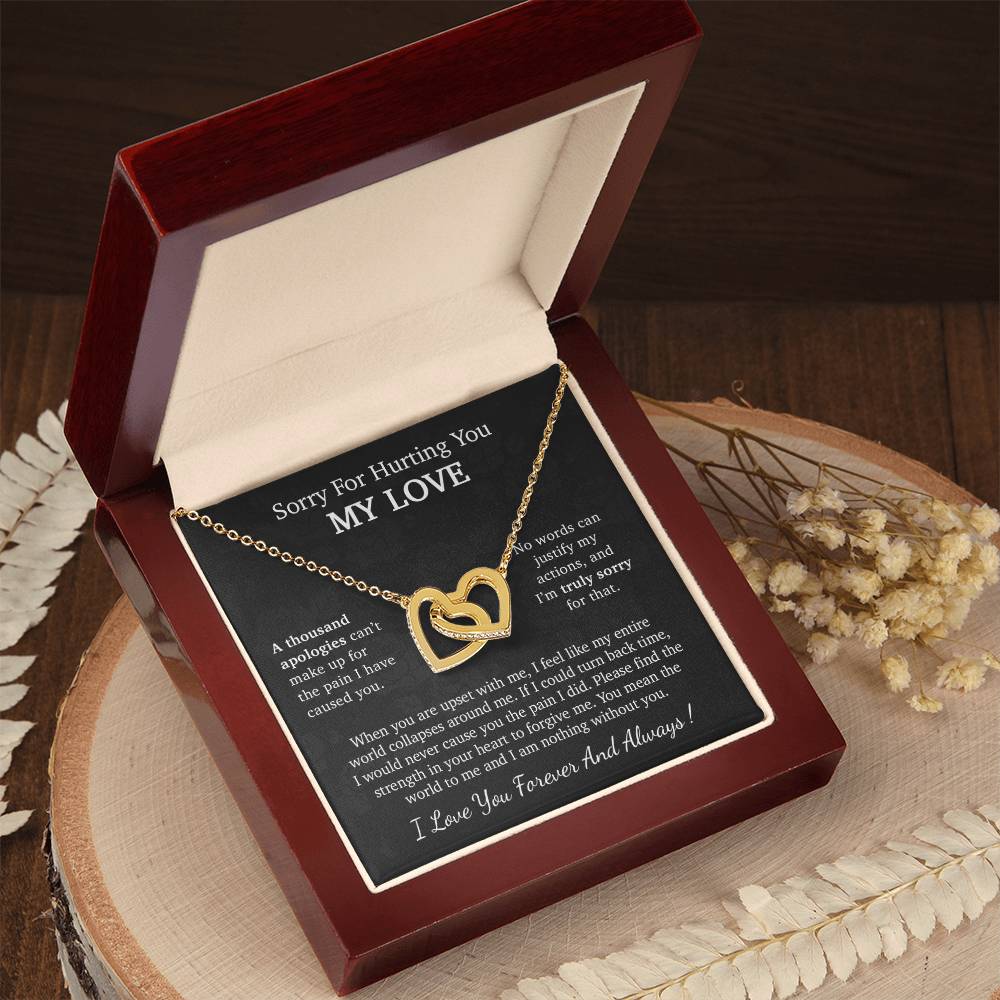 I'm Sorry Necklace Gift, Apology Gift For Her, Forgiveness Gift