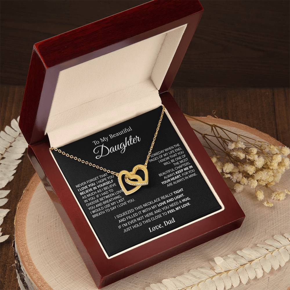 To My Daughter Necklace, Daughter Father Necklace, Daughter Gift From Dad 6_9
