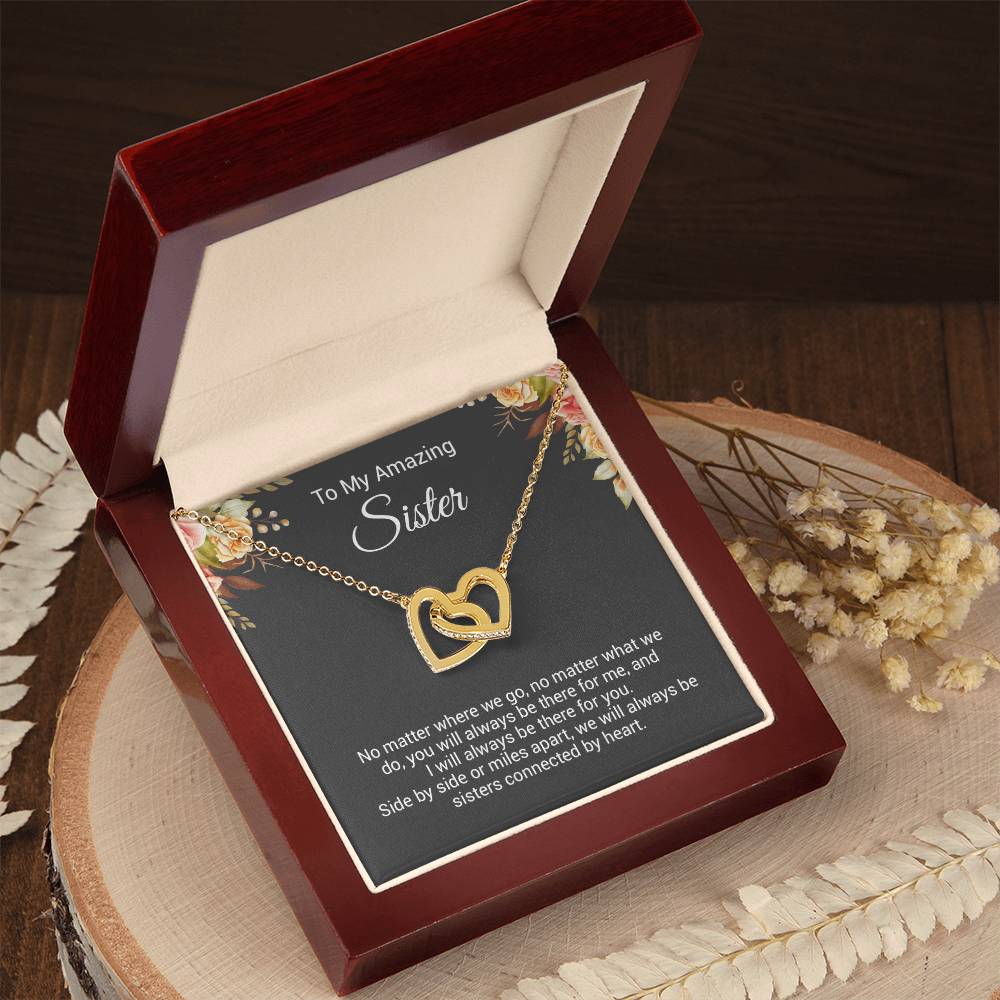 To My Sister Necklace, Birthday Gift For Sister, Sister Christmas Gift