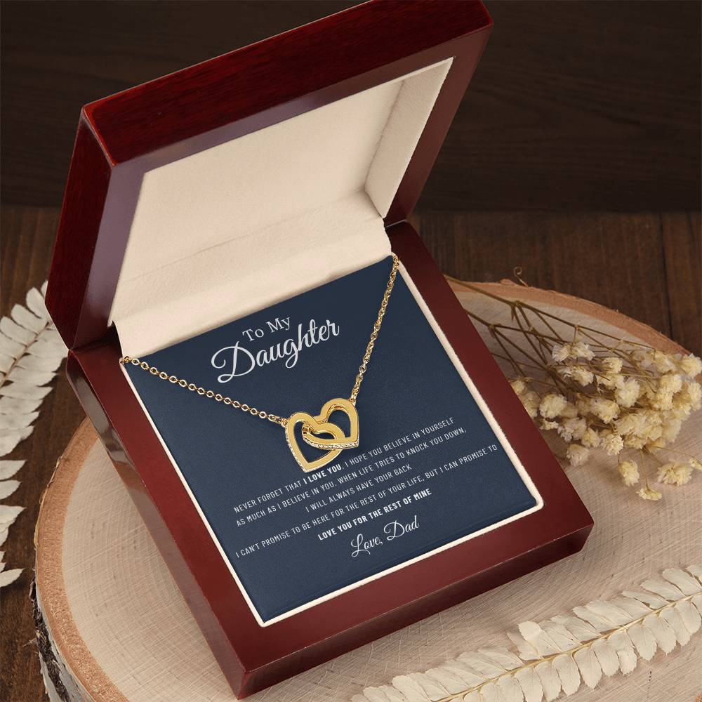 To My Daughter Necklace, Gift For Daughter From Dad, Daughter Father Necklace 14_12