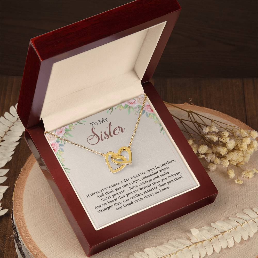 To My Sister Necklace, Brother to Sister, Birthday gift For Sister from Brother 9_12