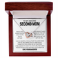 To My Amazing Second Mom, Second Mom Gift Necklace, Bonus Mom Gift