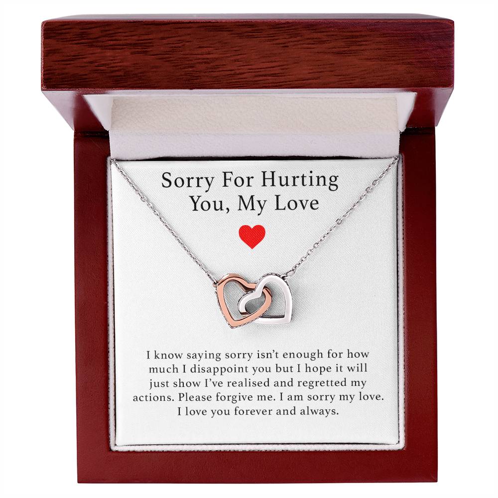 Sorry For Hurting You Necklace, Forgiveness Gift, Apology Gift for Her