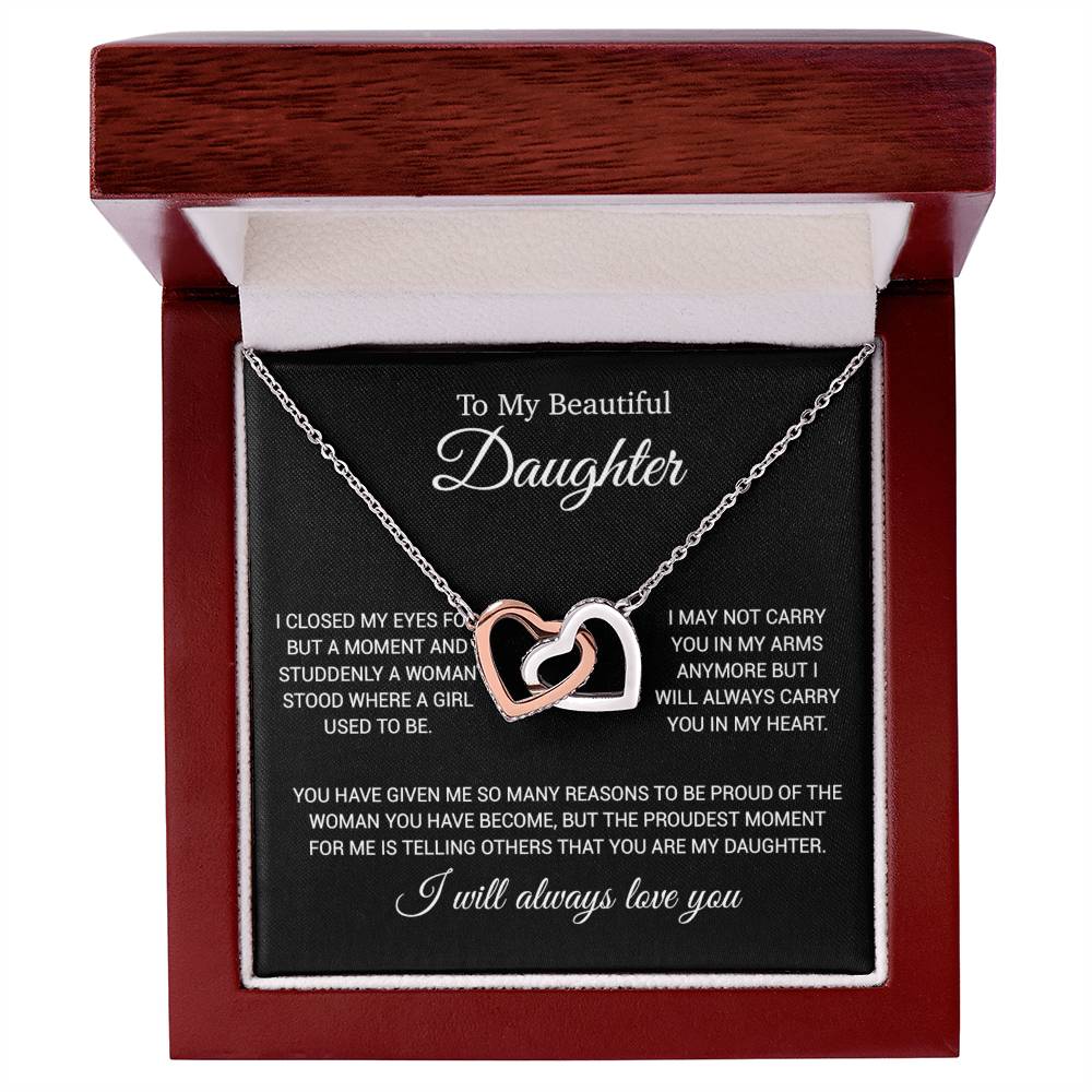 To My Daughter Necklace, Gift for Daughter from Dad, Daughter Father Necklace 24_11