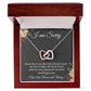 I'm Sorry Necklace Gift for Her, Apology Card for Girlfriend, Forgiveness Gift