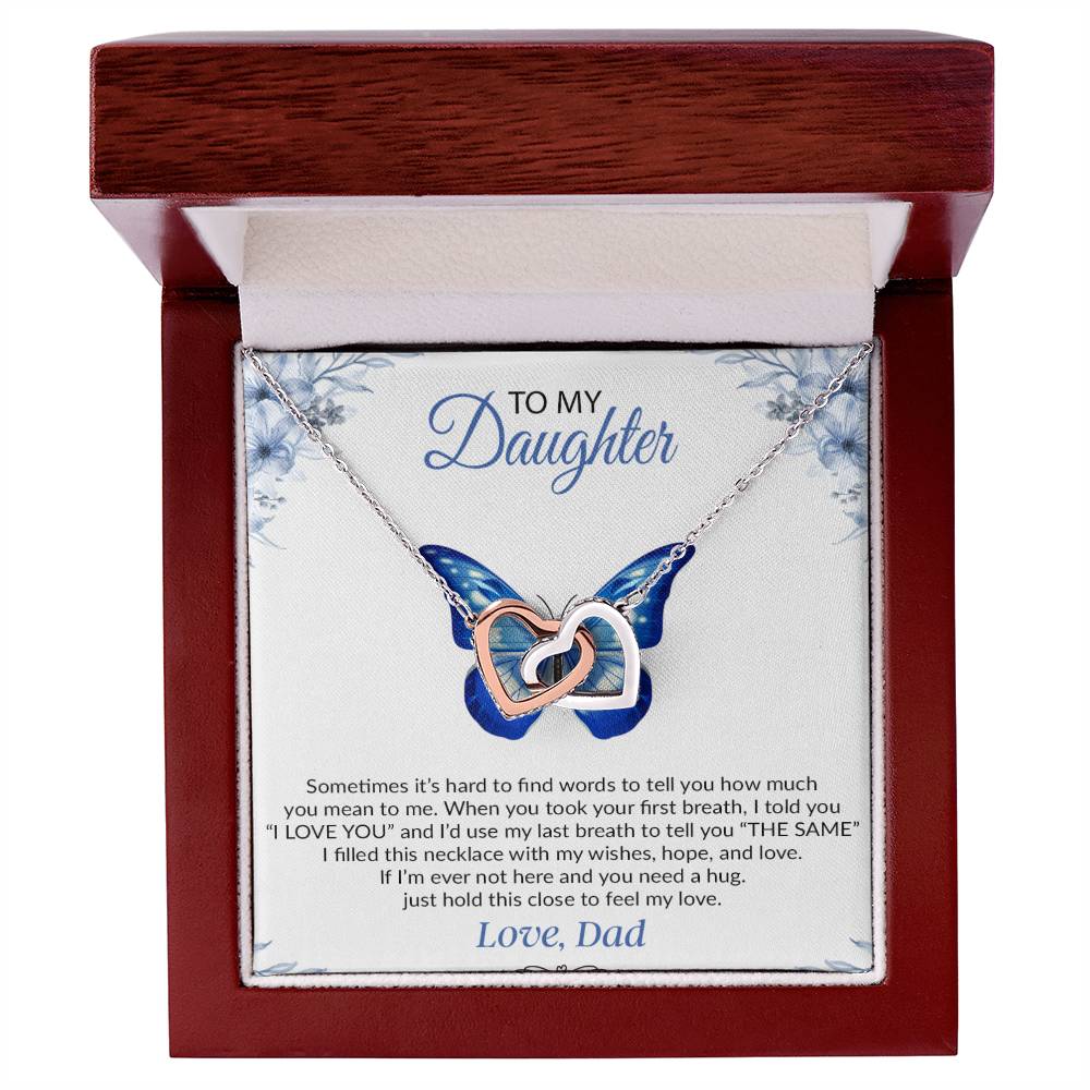 To My Daughter Necklace, Gift For Daughter From Dad, Daughter Father Necklace 1_12