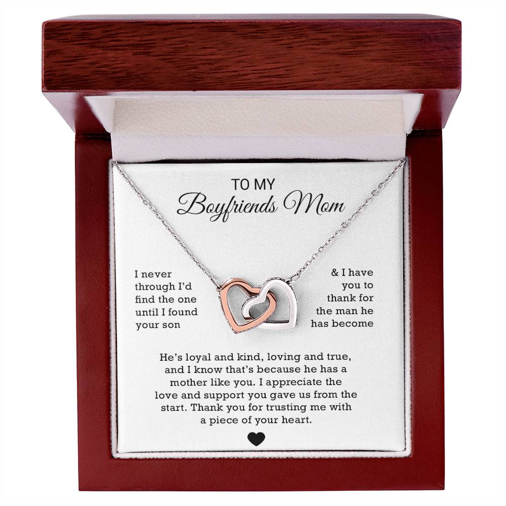 To My Boyfriends Mom Necklace, Gift for Boyfriends Mom, Boyfriends Mom Gift