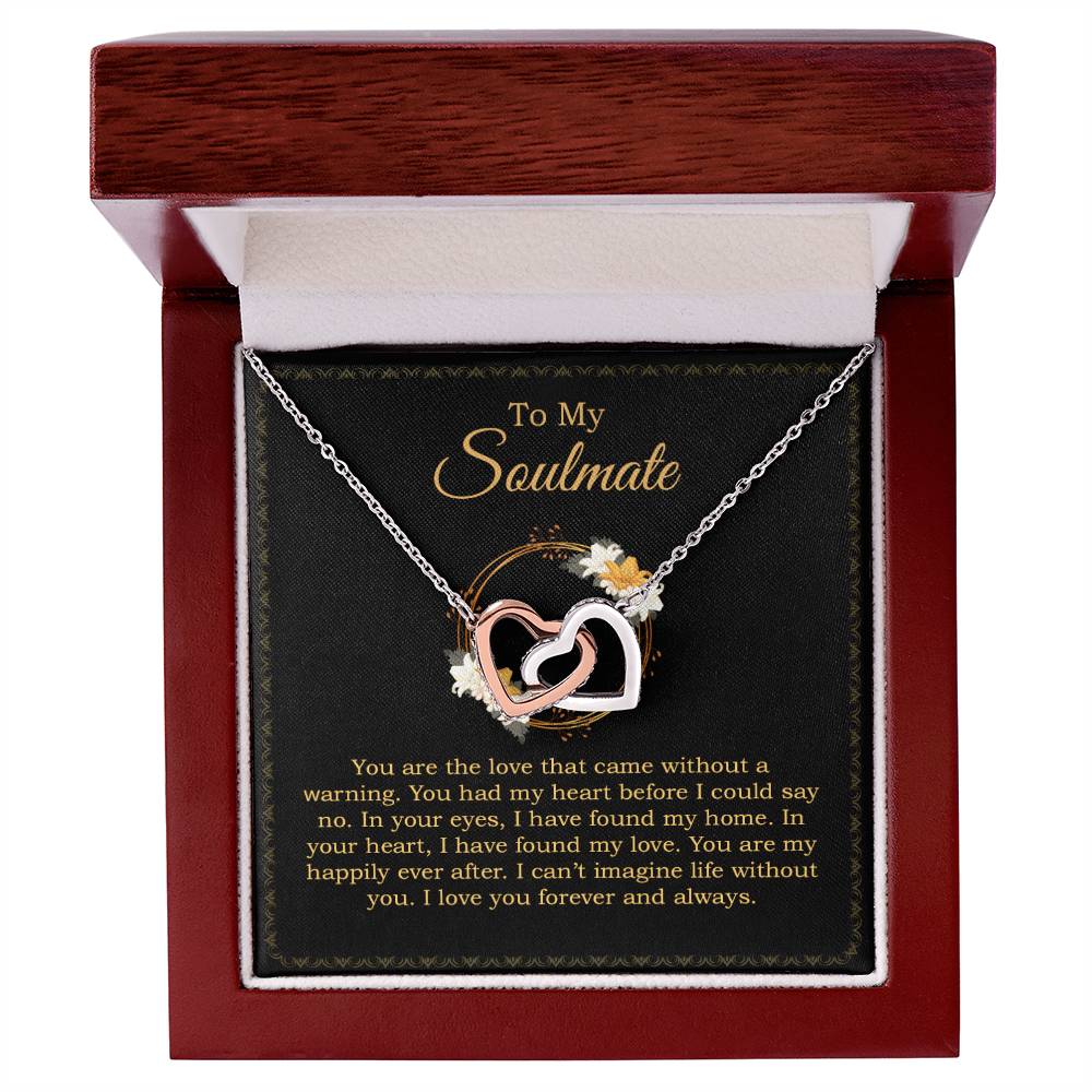 To My Soulmate Necklace, Soulmate Gift, Soulmate Necklace, Gift for Wife 1-10