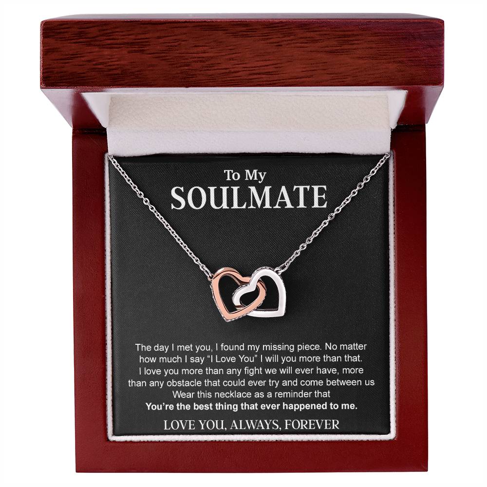 To My Soulmate Necklace, Birthday Gift for Her, Anniversary Gift, Christmas Gift 18_8
