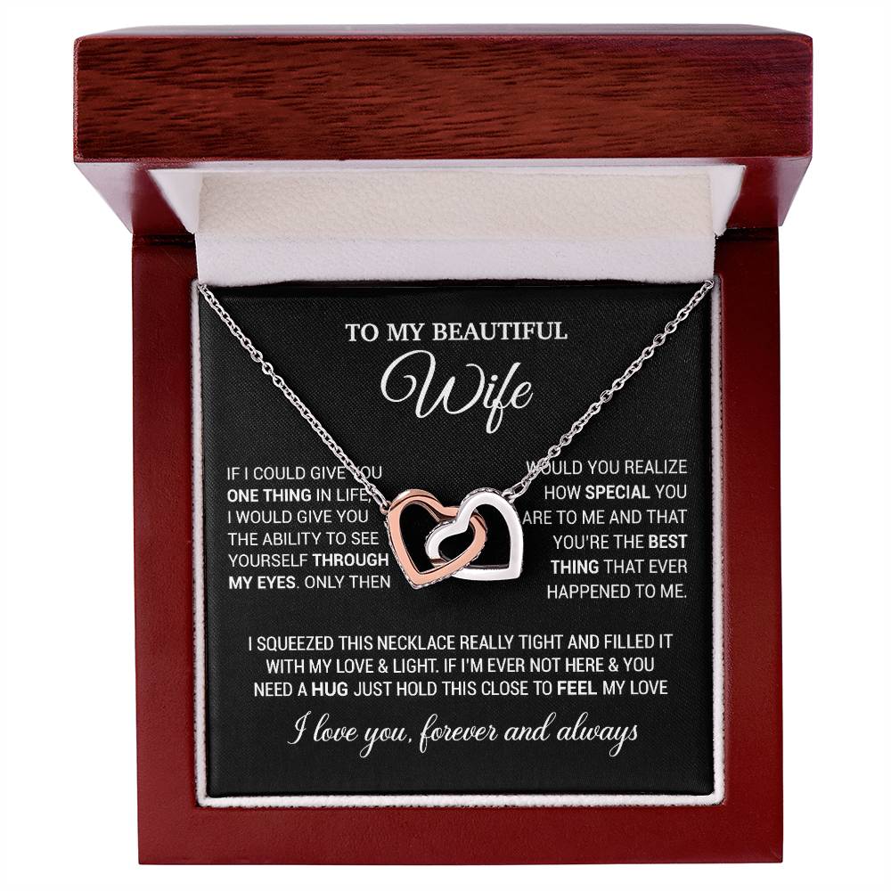 To My Wife Necklace, Necklace For Wife From Husband, Birthday Gifts