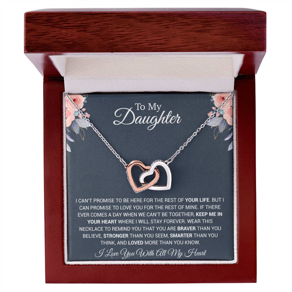 To My Daughter Necklace, Daughter Father Necklace, Daughter Gift From Dad, Mom 16_11