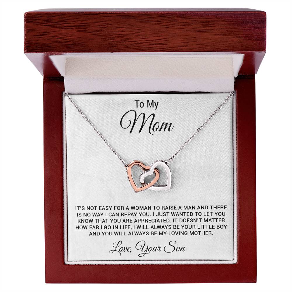 To My Mom Necklace, Mom Gift, Mom Mother's Day Gifts, Mom Gift From Son