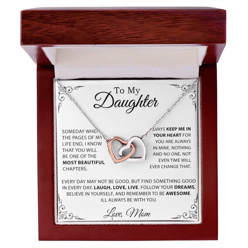 To My Daughter Necklace, Gift for Daughter from Mom, Mother Daughter Necklace 20_10