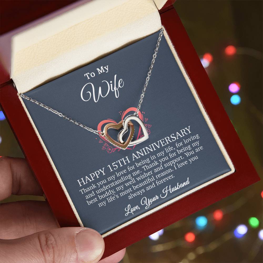 15th Anniversary Gift For Wife, 15 Year Anniversary Gifts, 15th Wedding Anniversary Gift Ideas_Blue