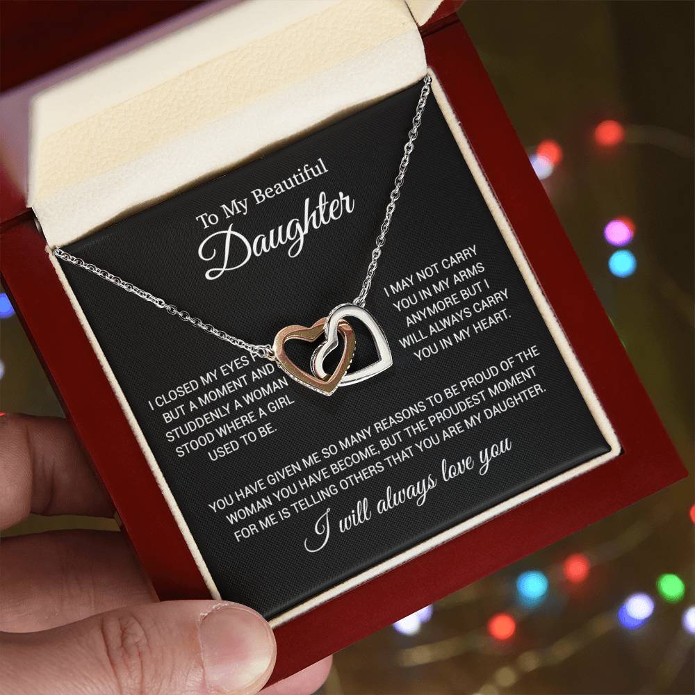To My Daughter Necklace, Gift for Daughter from Dad, Daughter Father Necklace 24_11