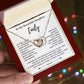 Custom To My Daughter Necklace, Mother Daughter Gifts, Daughter Necklace