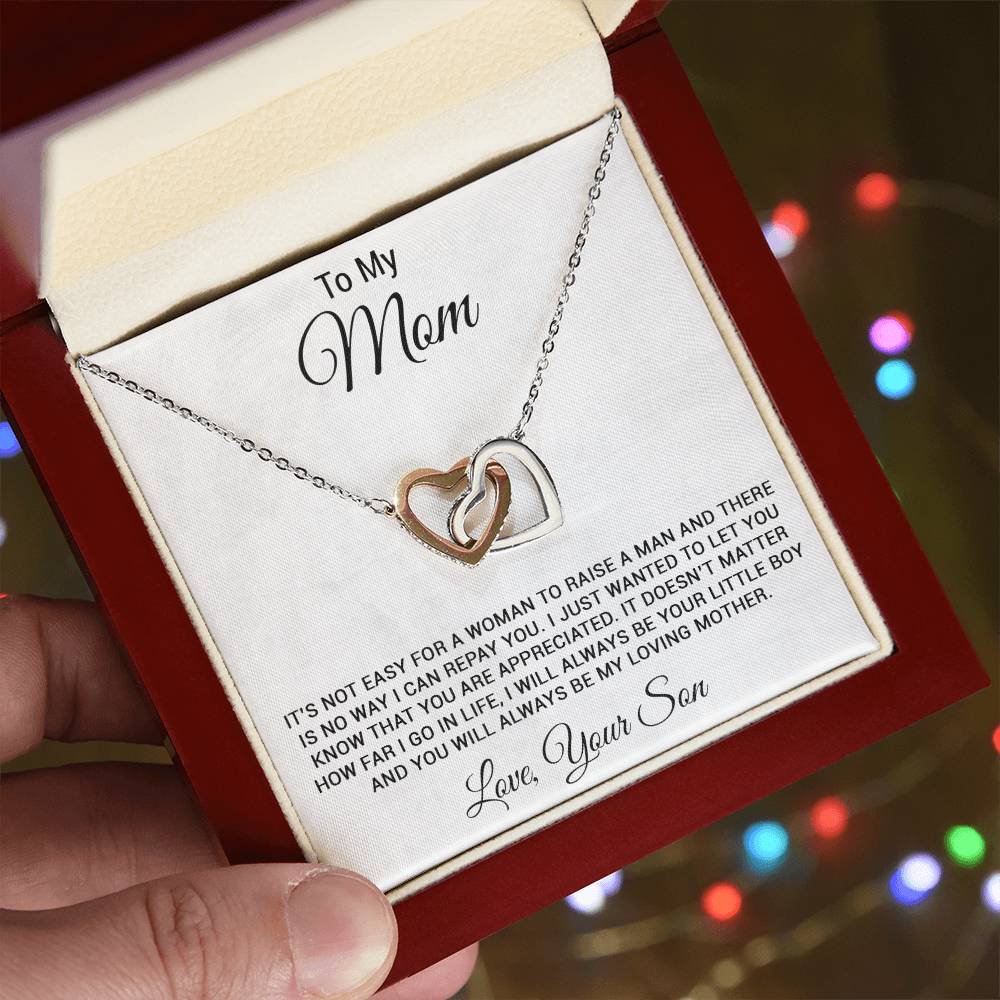 To My Mom Necklace, Mom Gift, Mom Mother's Day Gifts, Mom Gift From Son
