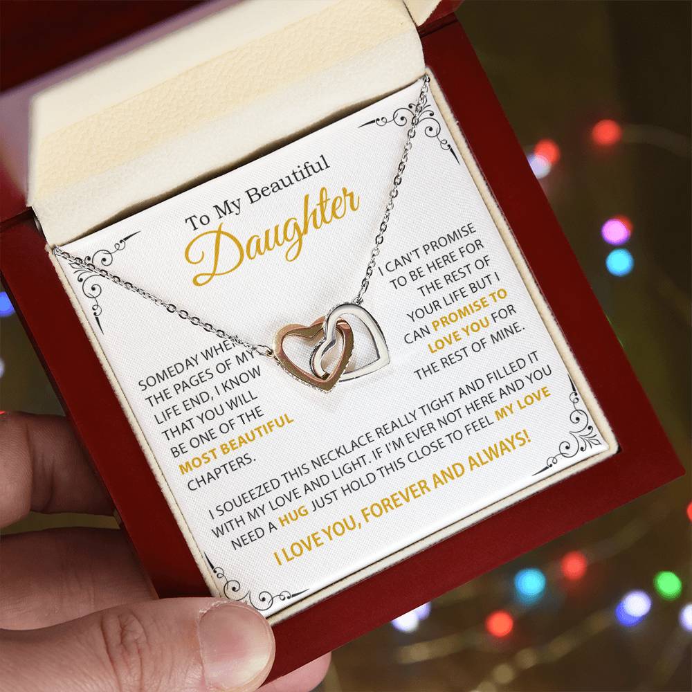 To My Daughter Necklace, Mother Daughter Gifts, Daughter Necklace, Dad Daughter
