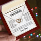 To My Beautiful Daughter Necklace, Sentimental Gift for Daughter From Mom