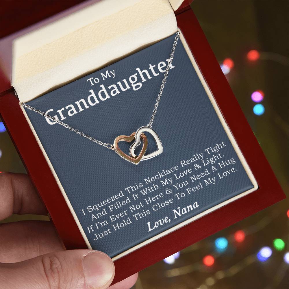To My Granddaughter Necklace, Granddaughter Gift, Gifts for Granddaughters_NEW