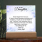 To My Daughter Acrylic Plaque, Gift for Daughter, Daughter Birthday Gift From Dad 25_1