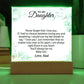 To My Daughter Acrylic Plaque, Gift for Daughter, Daughter Birthday Gift From Dad 25_1