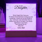 To My Daughter Acrylic Plaque, Gift for Daughter, Daughter Birthday Gift From Dad 25_1
