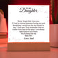 To My Daughter Acrylic Plaque, Gift for Daughter, Daughter Birthday Gift From Dad 25_1