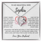 Custom To My Wife Necklace, Christmas Gifts For Women, Anniversary Gift For Wife