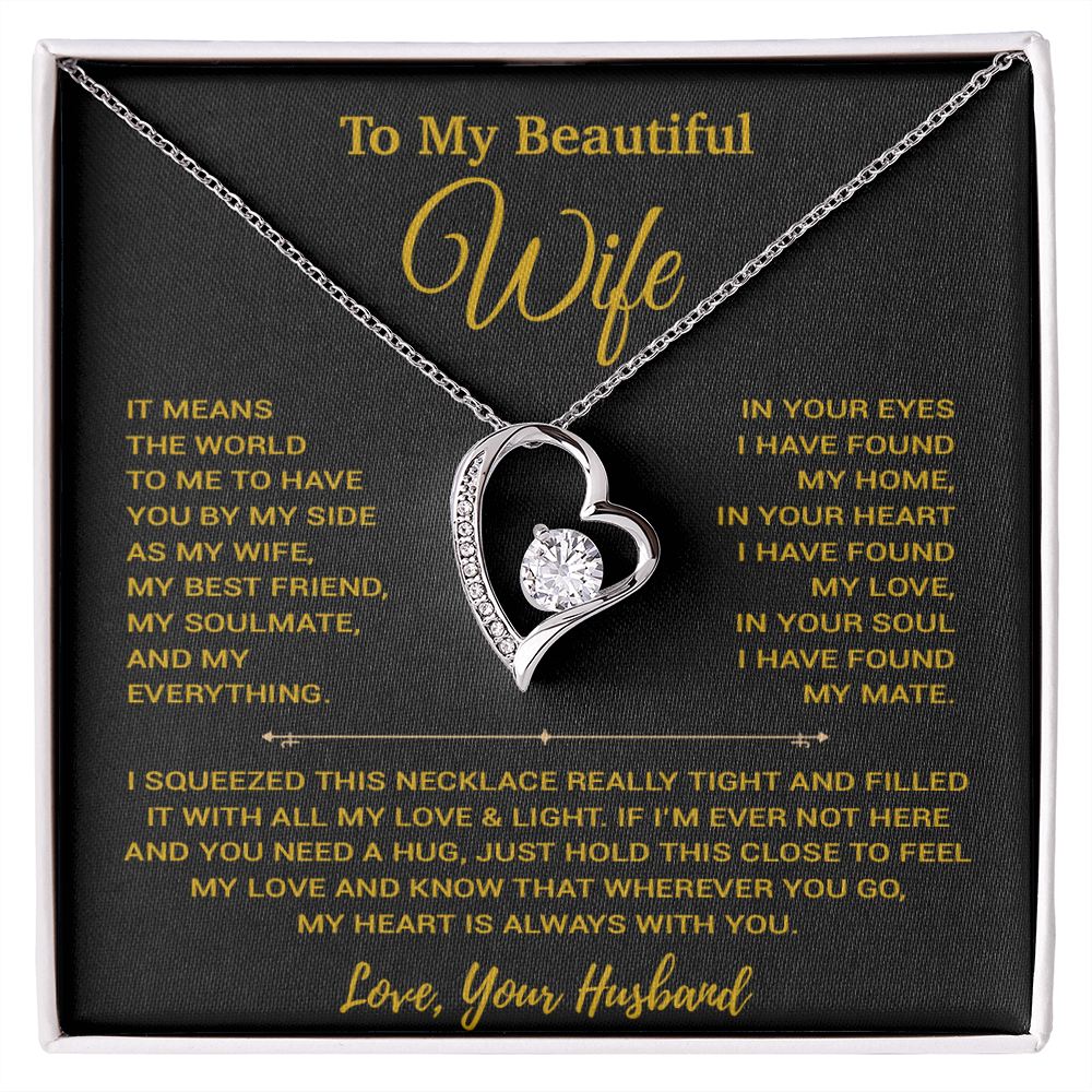 To My Wife Necklace, Vanlentines Gifts For Women, Anniversary Gift For Wife 20_1