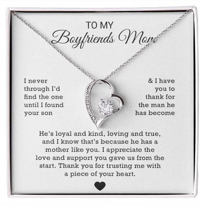 To My Boyfriends Mom Necklace, Gift for Boyfriends Mom, Boyfriends Mom Gift