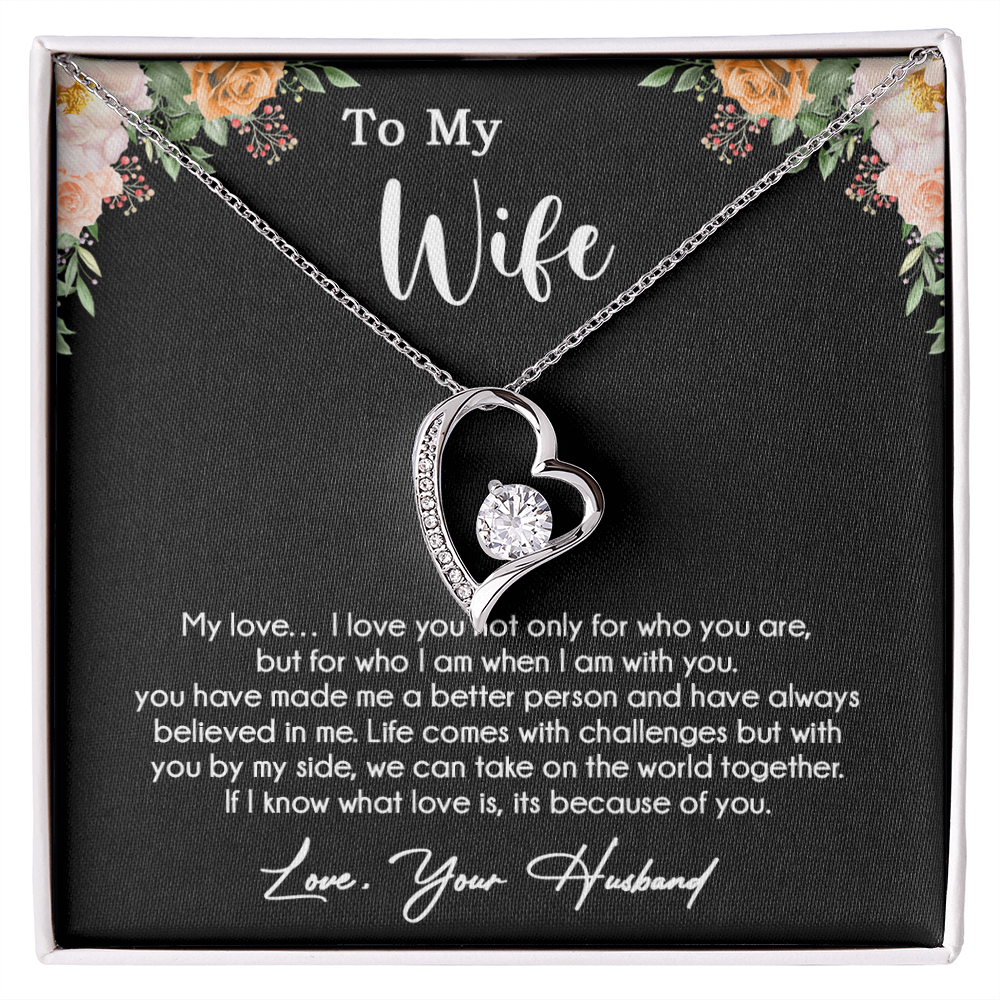 To My Wife Necklace, Wife Gift From Husband, Wife Husband Necklace, Mother Day