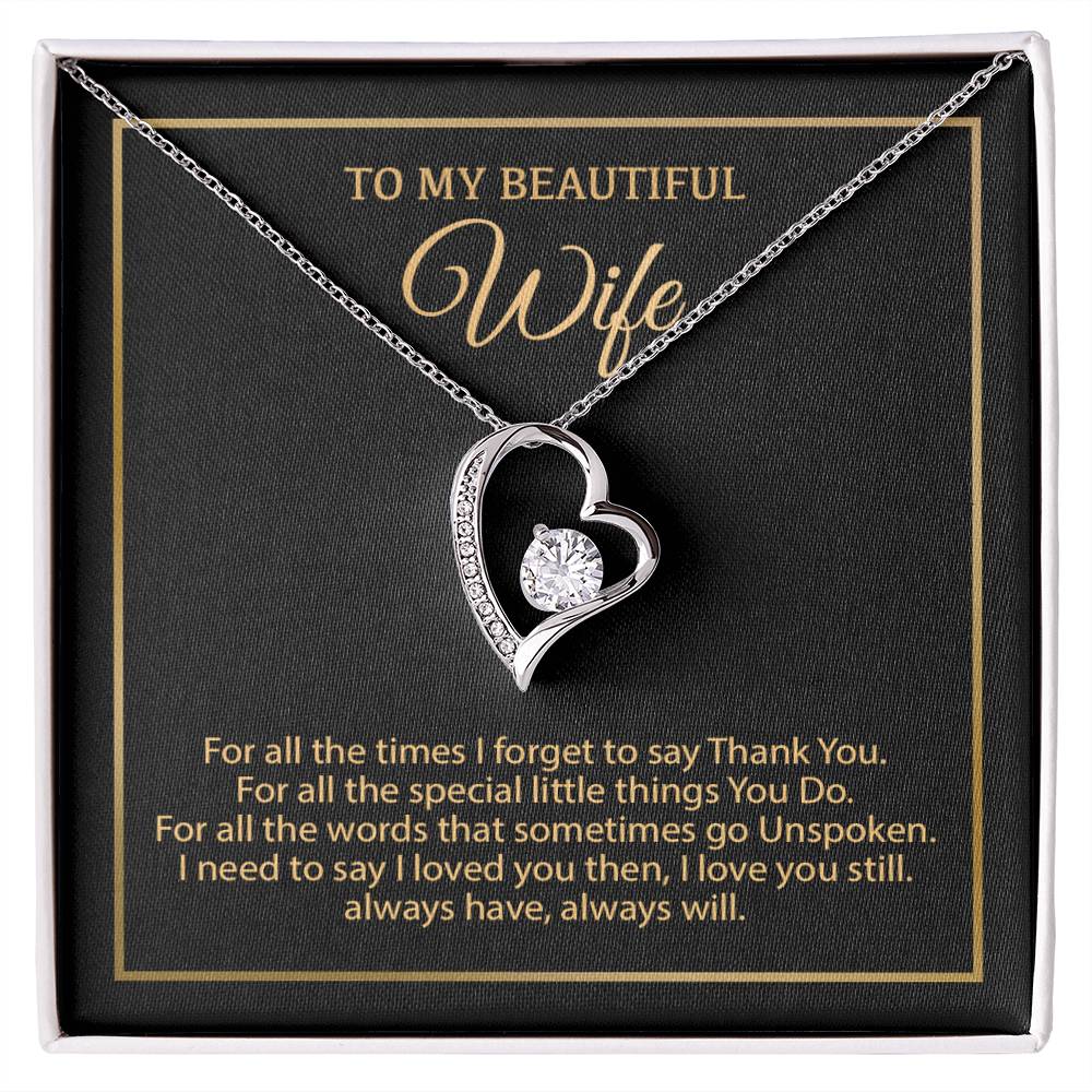 To My Wife Necklace, Christmas Gifts For Women, Anniversary Gift For Wife 20_12