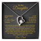 To My Daughter Necklace, Daughter Father Necklace, Daughter Gift From Dad 19_8_Gold