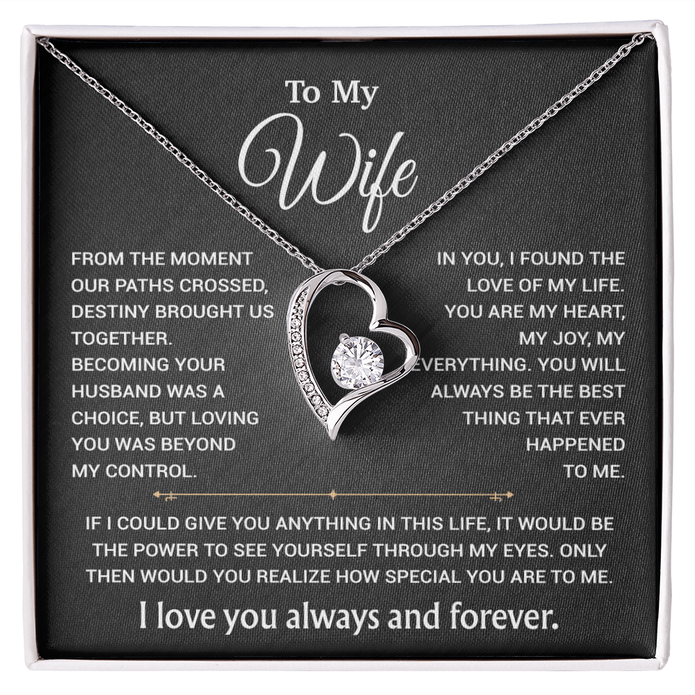 To My Wife Necklace, Christmas Gifts For Women, Anniversary Gift For Wife 25_2