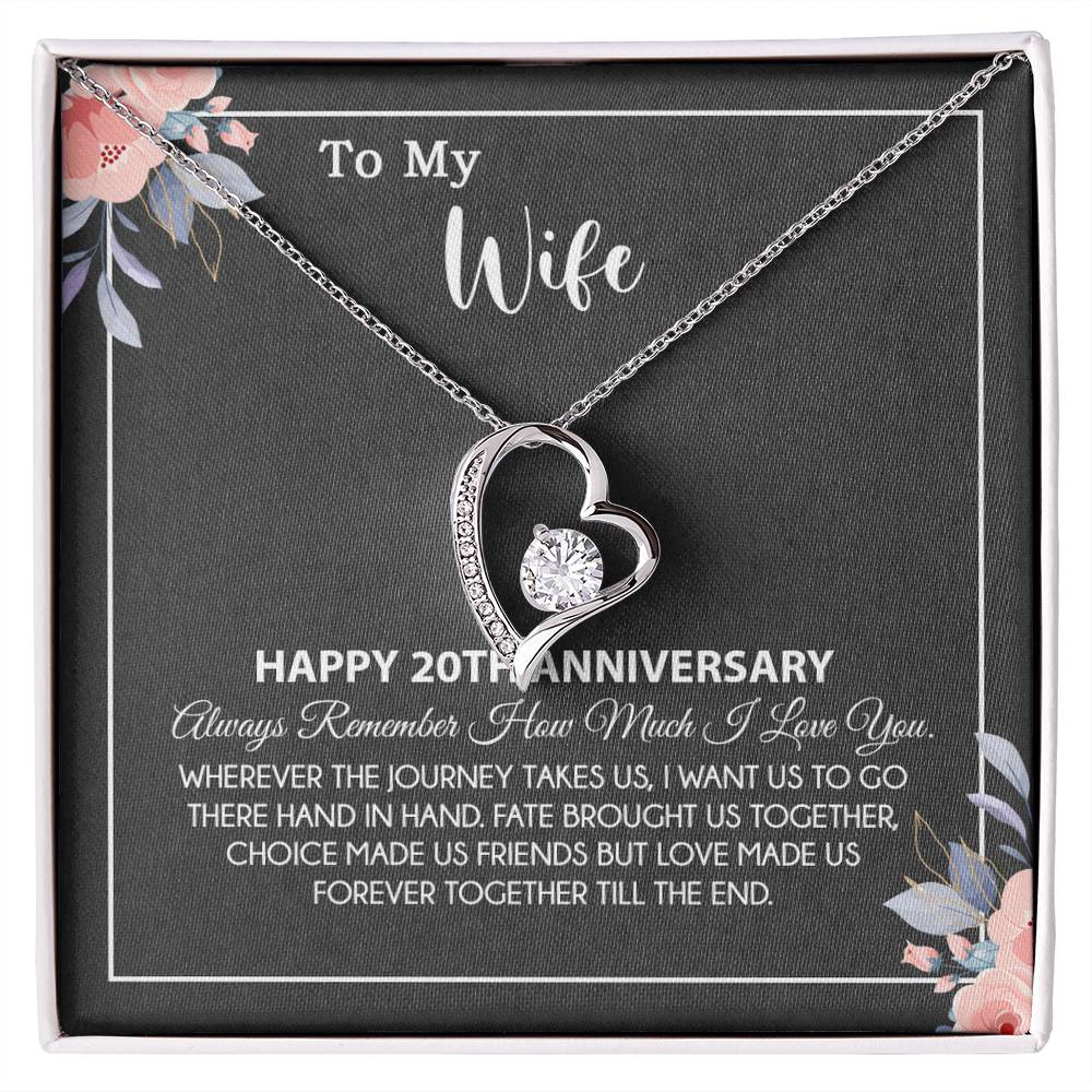 20th Anniversary Gift For Wife Necklace, 20 Year Anniversary, 20th Wedding Gift _28_8