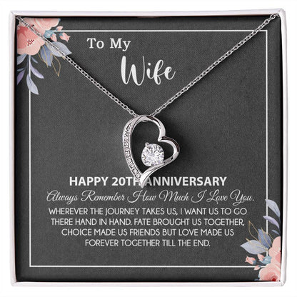 20th Anniversary Gift For Wife Necklace, 20 Year Anniversary, 20th Wedding Gift _28_8