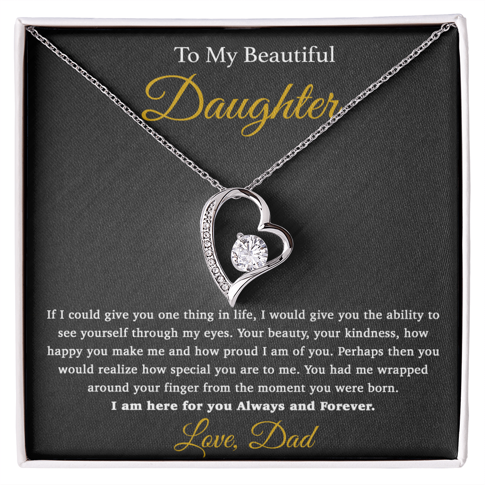 To My Daughter Necklace, Daughter Father Necklace, Daughter Gift From Dad 11_3