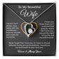 To My Wife Necklace, Gift For Wife, Anniversary Gift For Wife, Necklace For Wife 25_5_Black