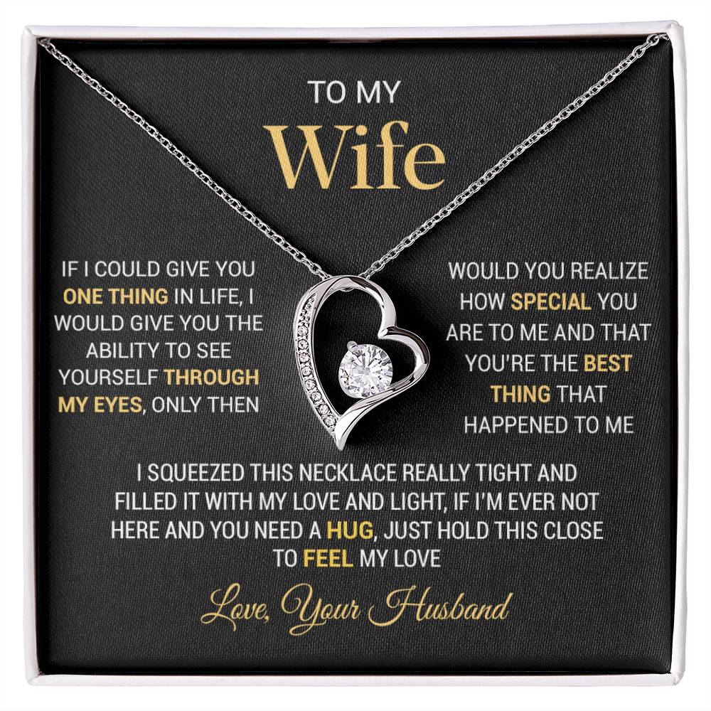 To My Wife Necklace, Gift For Wife, Anniversary Gift For Wife, Christmas Gift 20_11