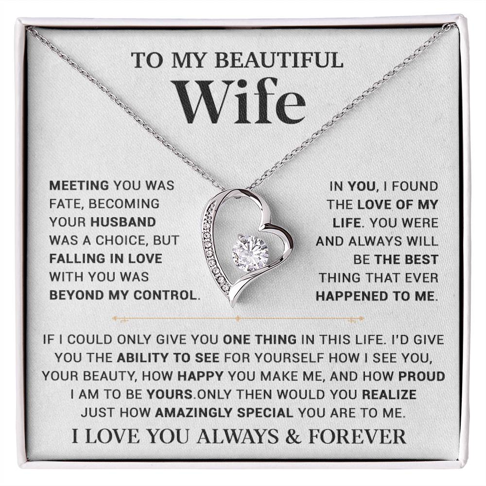 To My Wife Necklace, Gift For Wife, Anniversary Gift,Christmas Gift 22_11