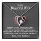 15th Anniversary Gift For Wife, 15 Year Anniversary Gifts, 15th Wedding Anniversary Gift Ideas_Blue 25_10