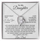 To My Daughter Necklace, Daughter Father Necklace, Daughter Gift From Dad 19_8_White