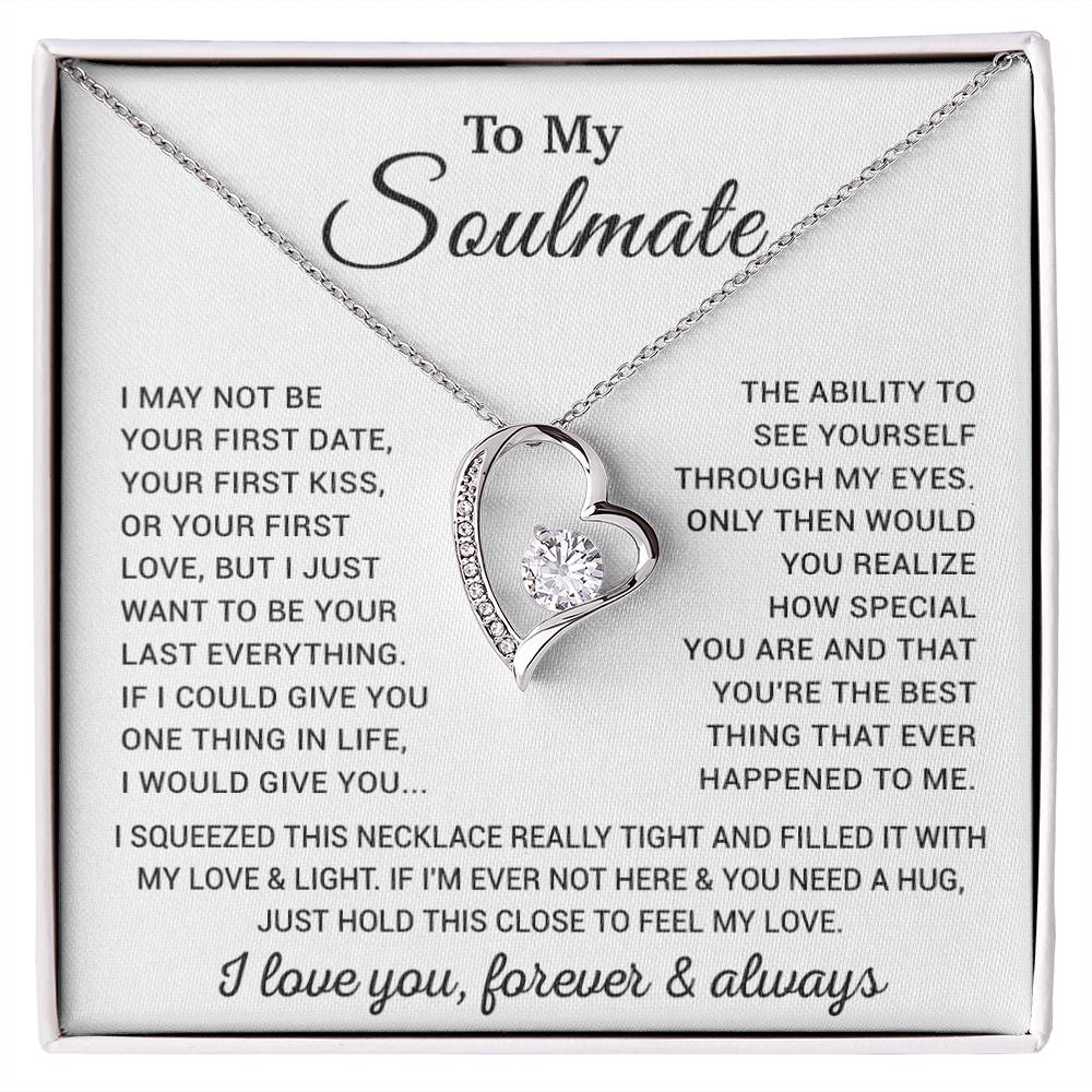 To My Soulmate Necklace, Valentine Gift for Wife, Girlfriend Anniversary Pendant Birthday 8_1