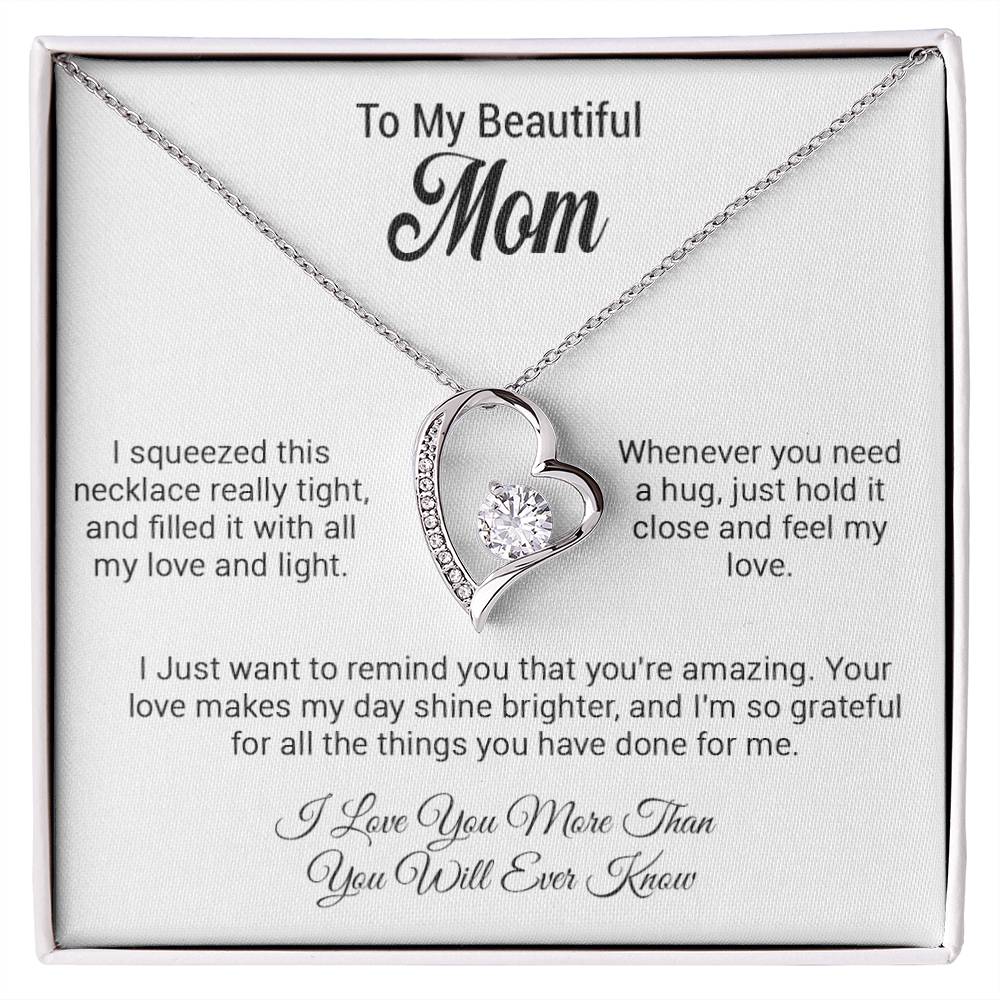 To My Mom Necklace, Gift For Mom, Birthday Gift For Mom, Mother's Day Gift