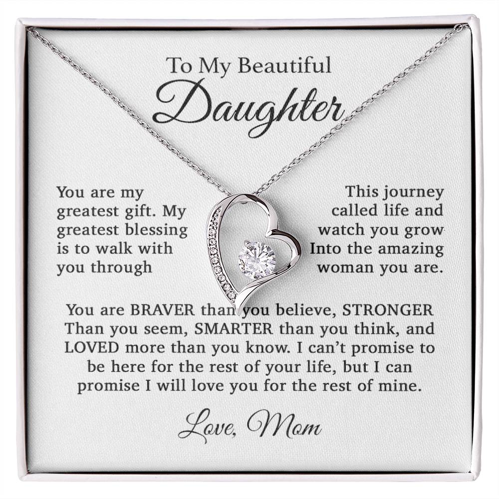 To My Daughter Necklace, Gift For Daughter From Mom, Daughter Mother Necklace 11_4